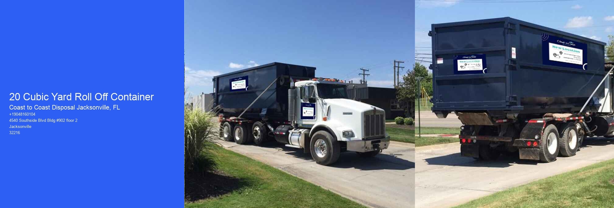 20 Cubic Yard Roll Off Container
